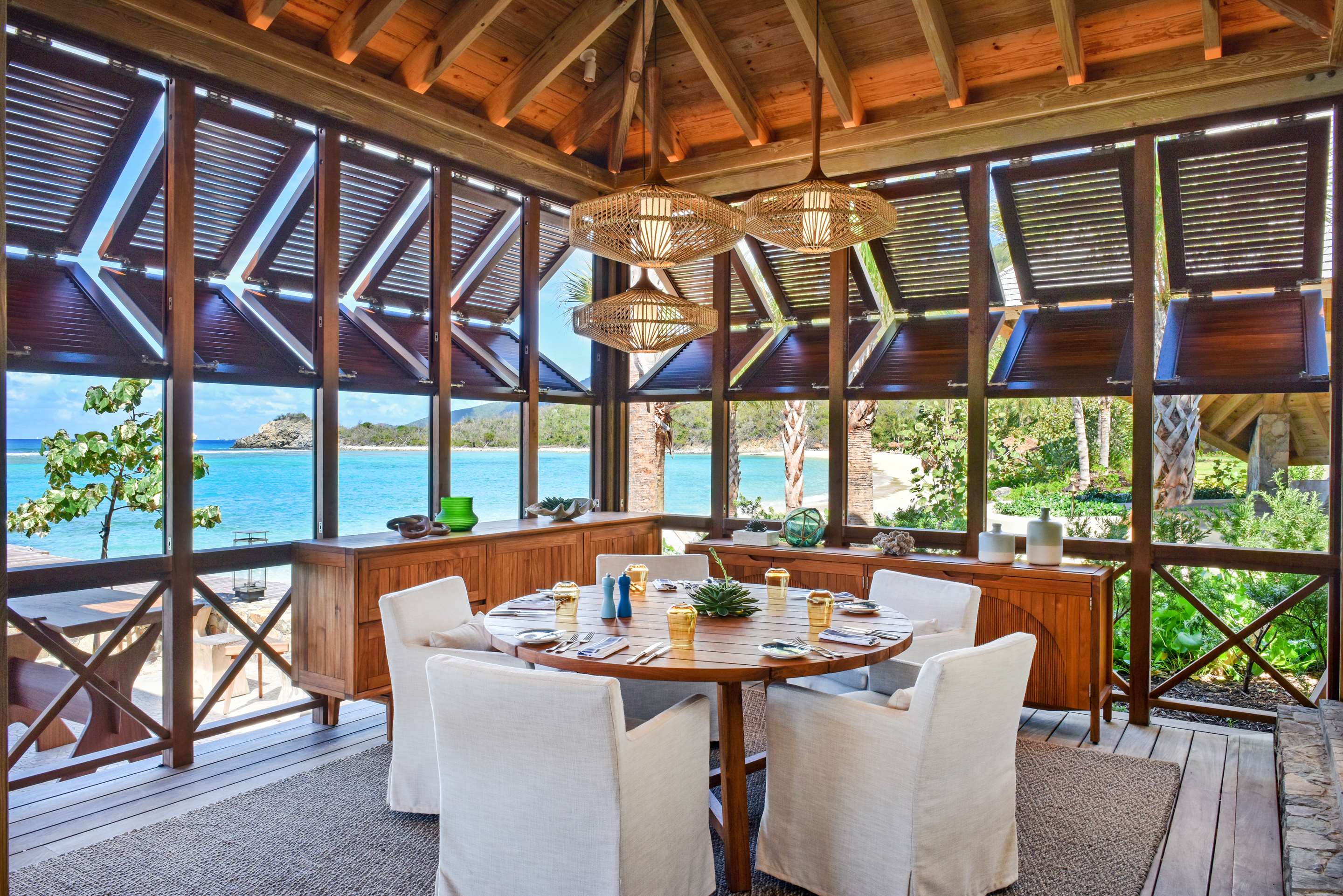 Rosewood Little Dix Bay Reef House Private Dining