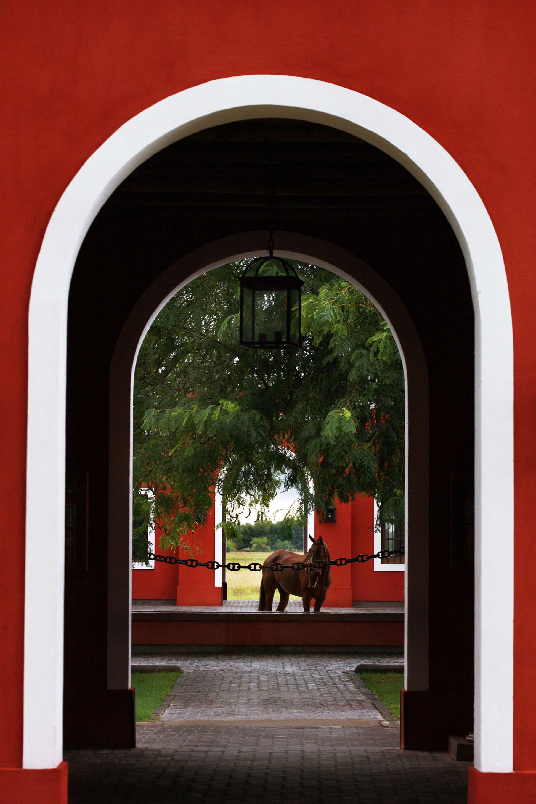 Entrance View Towards Stables