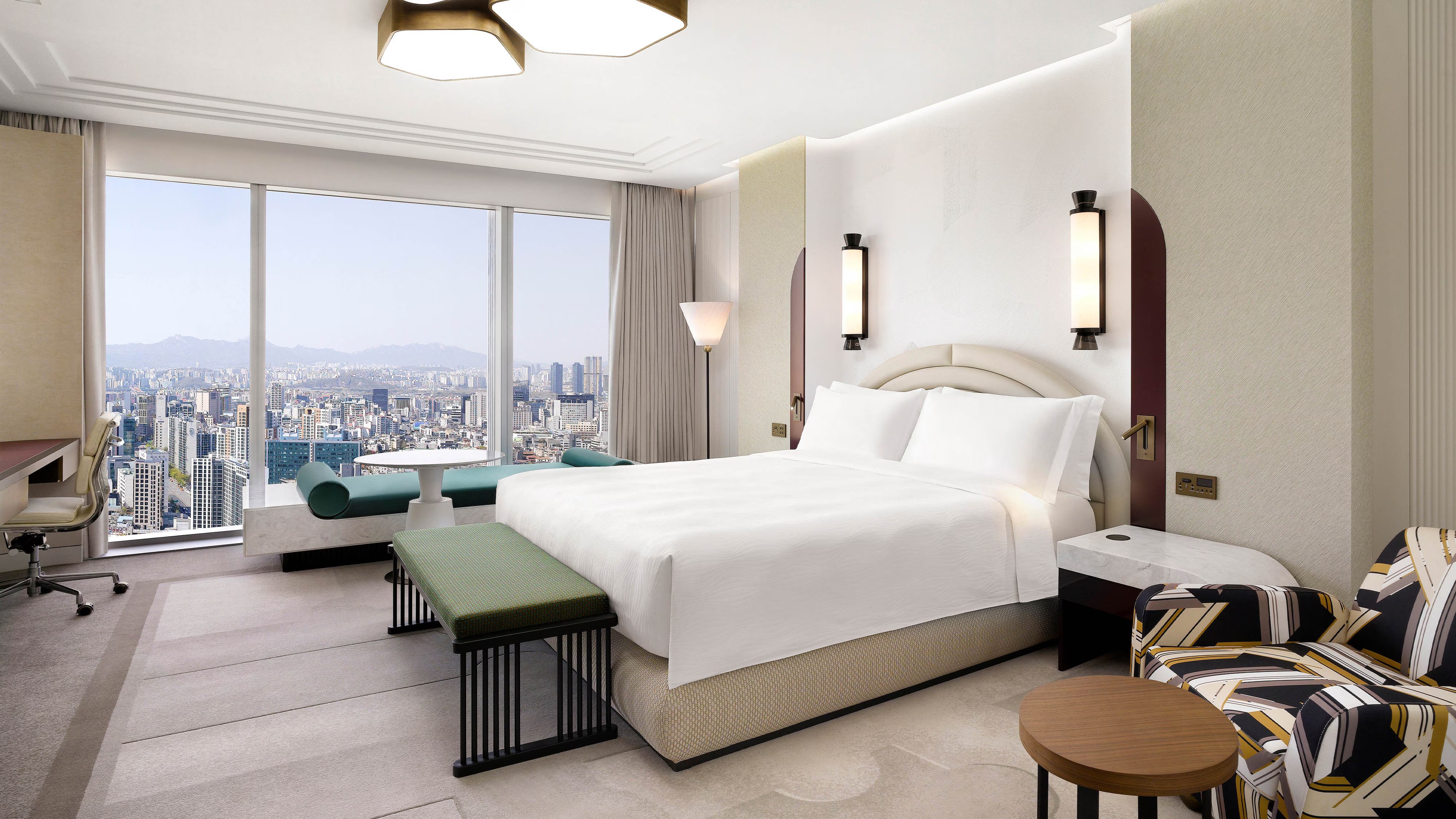 그랜드 마스터스 객실, 킹베드 1개, 소파베드, 시티 뷰