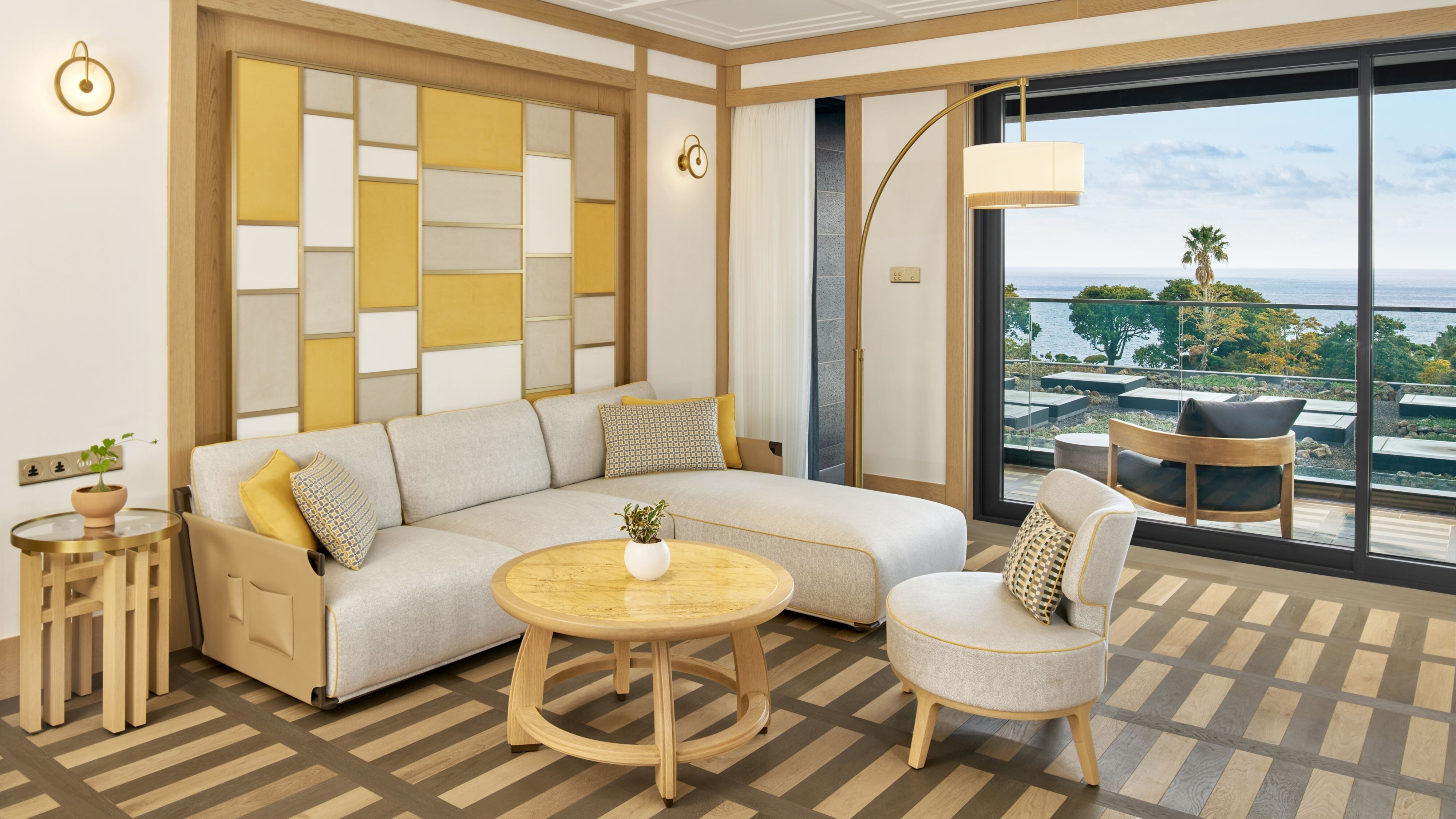 프리미엄 1 베드룸 스위트, 킹, 오션 뷰, 발코니