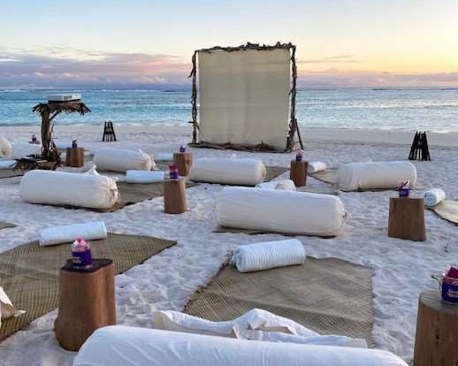 Movie Night on Beach