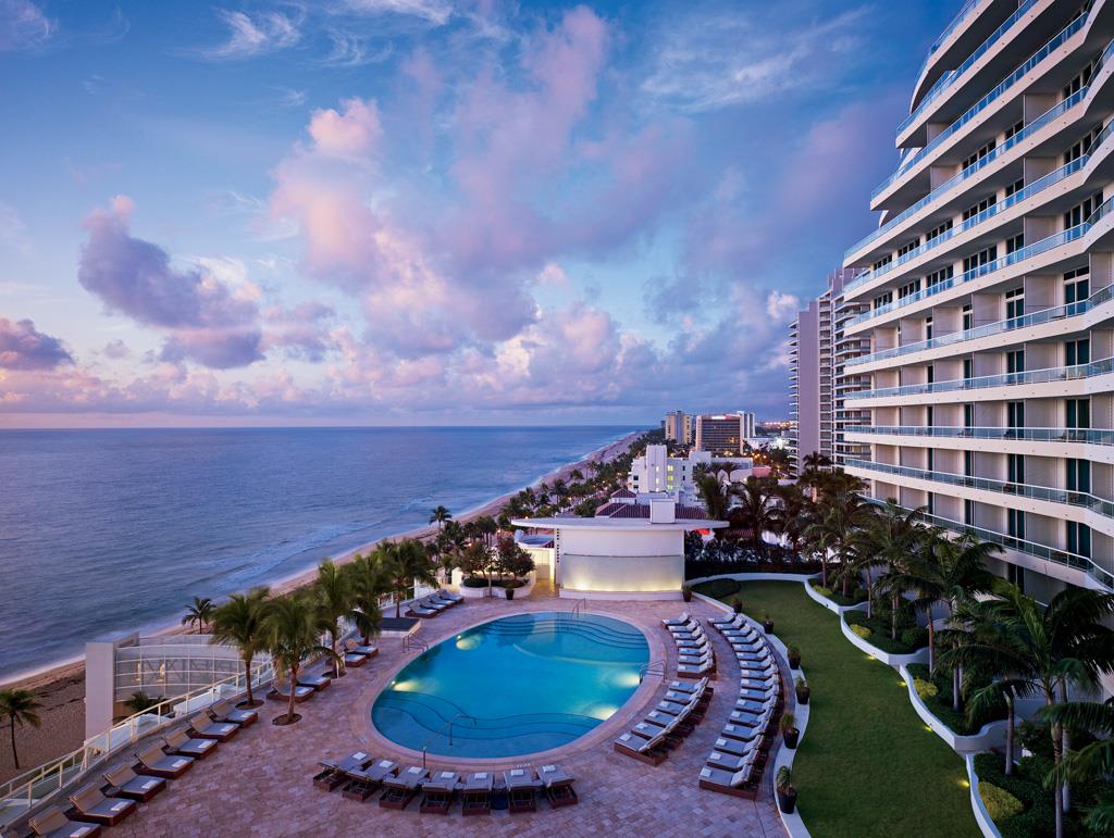 Pool and Sky Bridge to Beach
