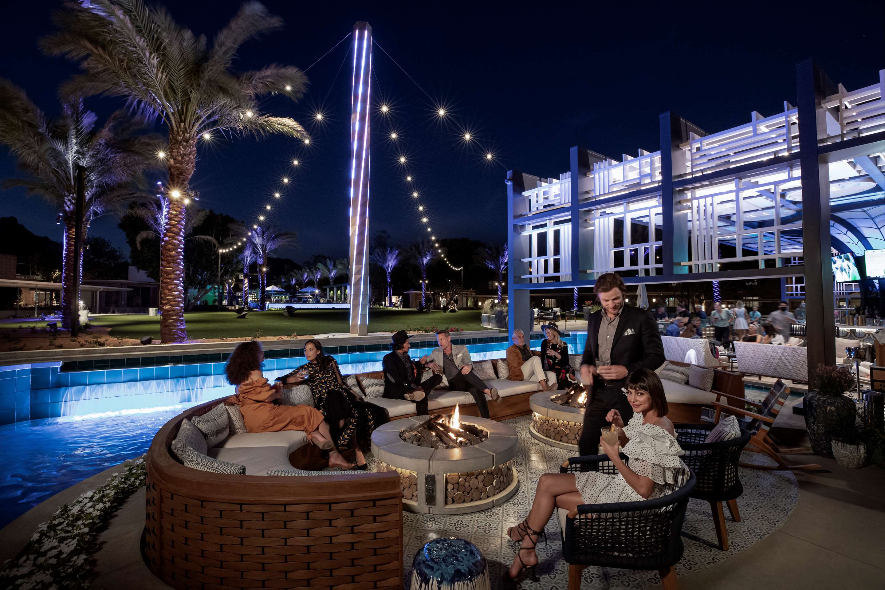 Biltmore SpireBar at night