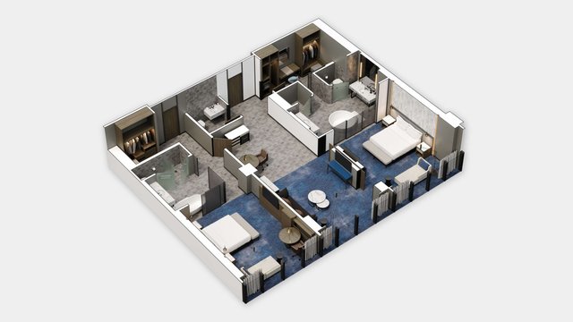 2 Bedroom Caroline Astor Suite