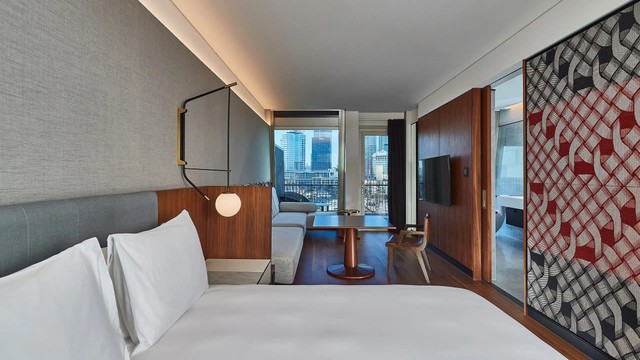 1 킹 베드 하버뷰 루프탑 발코니